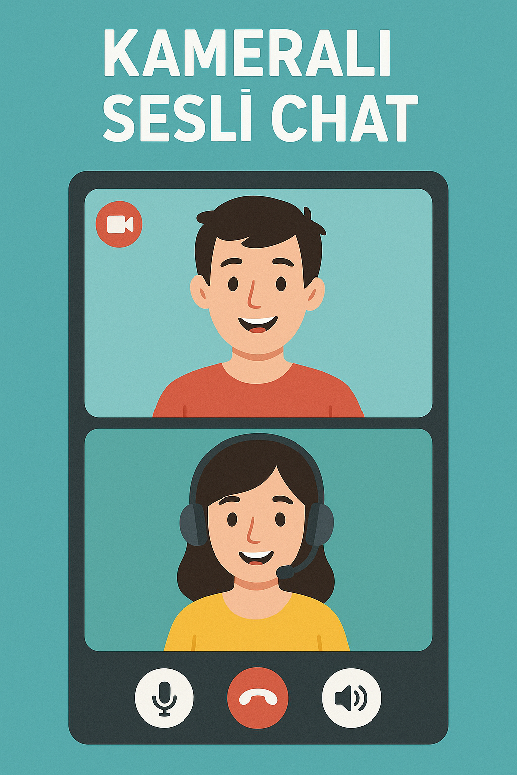 Kamerali Mobil Sesli Chat